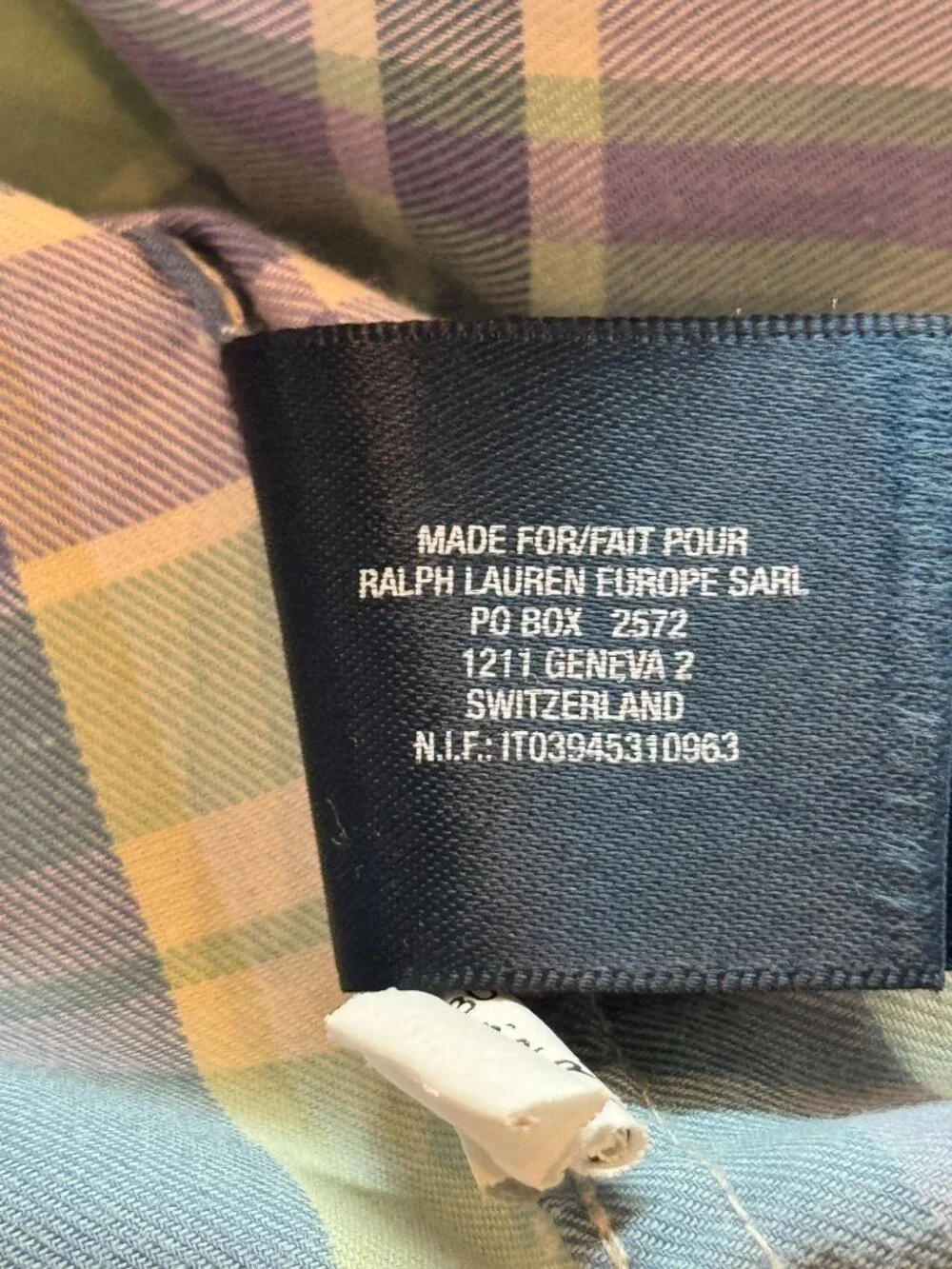Polo Ralph Lauren Pastel Plaid Button Down Shirt Youth XL 18-20 Fit Mens XS EUC